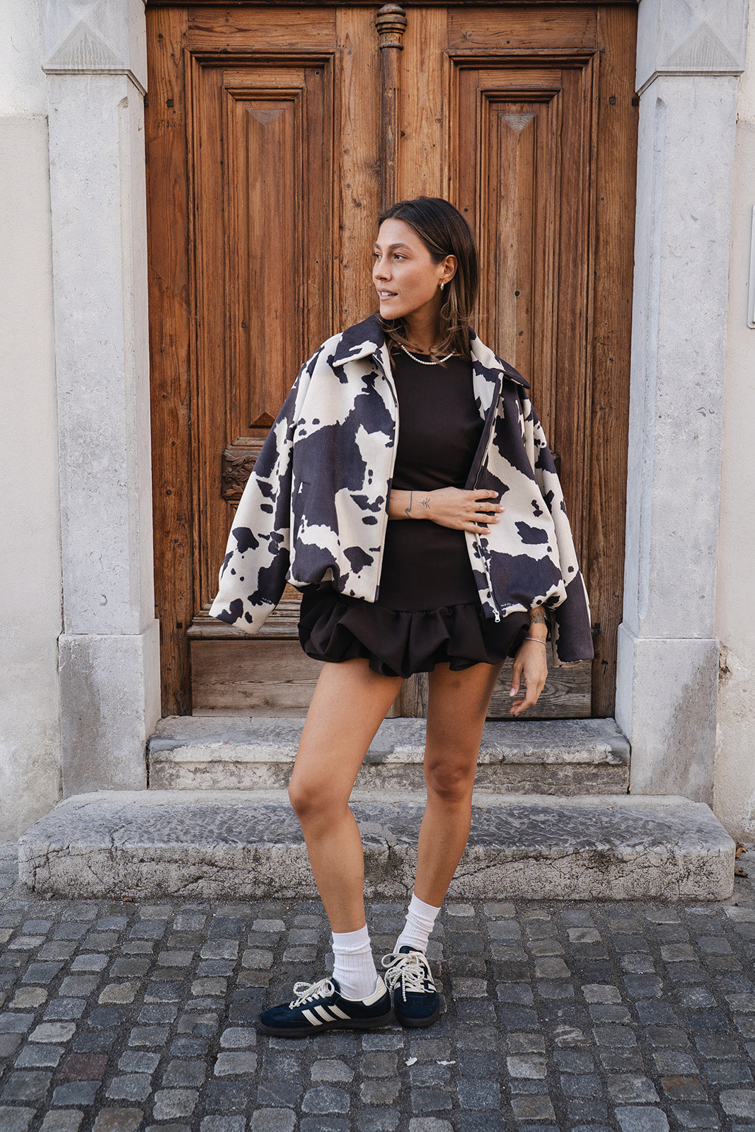 Cow print Jacket